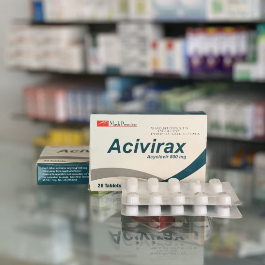 Acivirax 800 mg 20 tablets