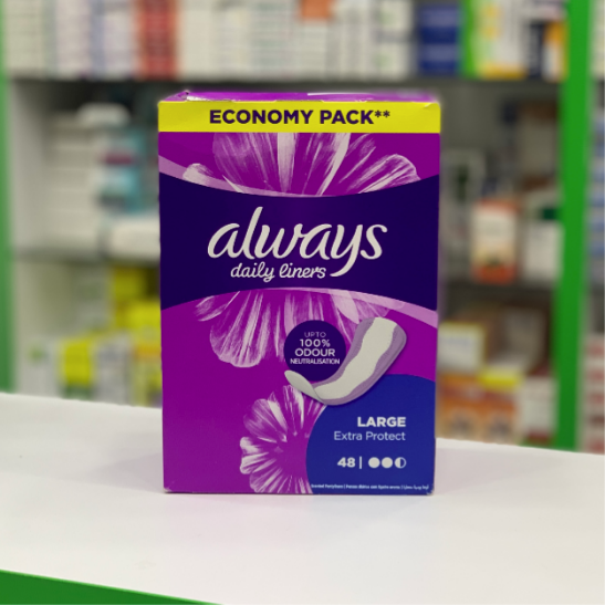 Always daily liners Economy pack 48pcs