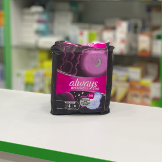 Always dreamzzz 2 in 1 8 pads