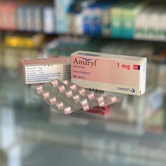 Amaryl 1 mg 30 tablets
