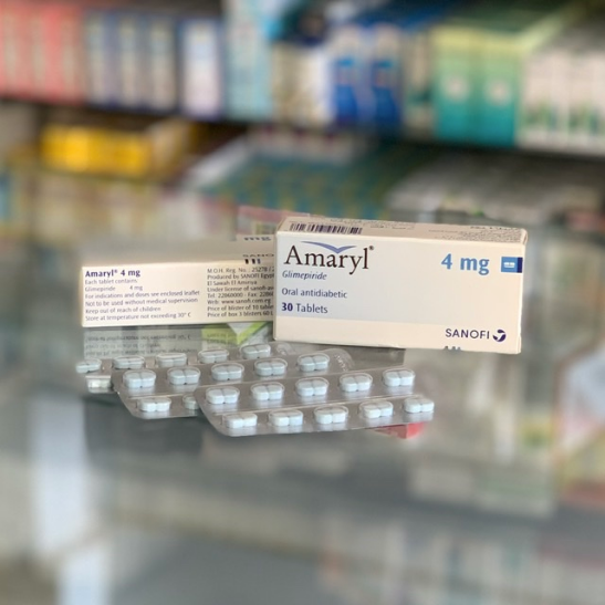 Amaryl 4 mg 30 tablets