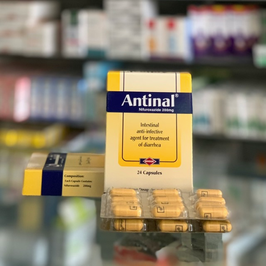 Antinal 200 mg 24 capsules