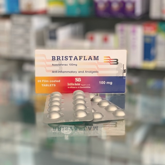Bristaflam 100 mg 20 tablets