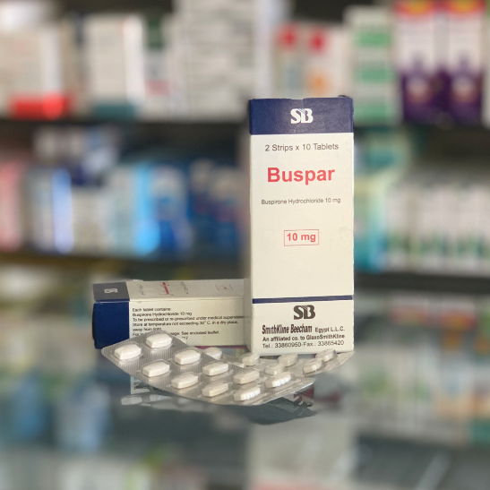 Buspar 10 mg 20 tablets