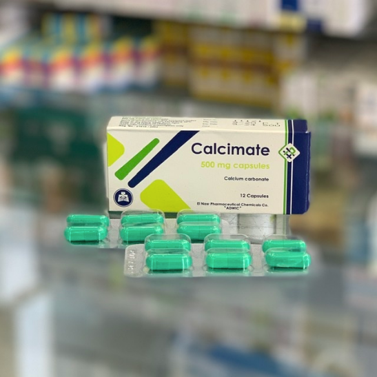 Calcimate 500 mg 12 capsules