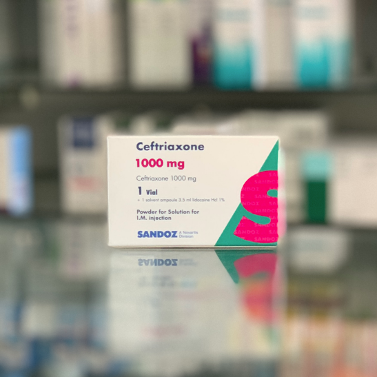Ceftriaxone 1000 mg 1 ampoule