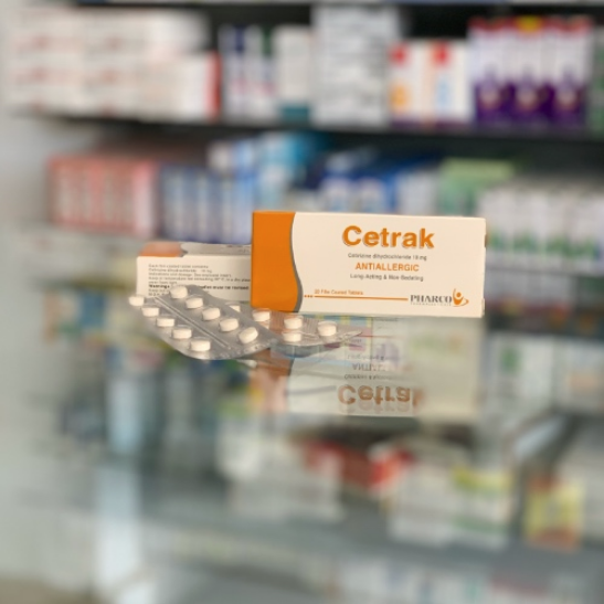 Cetrak 10 mg 20 tablets