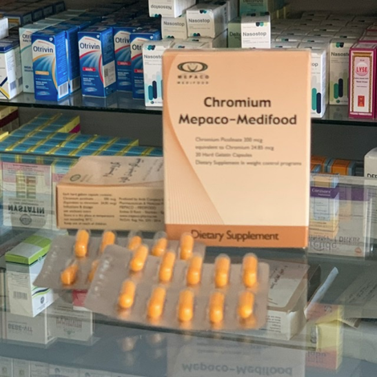Chromium mepaco 20 capsules