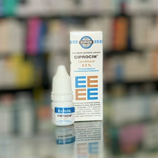 Ciprocin eye drops 5 ml