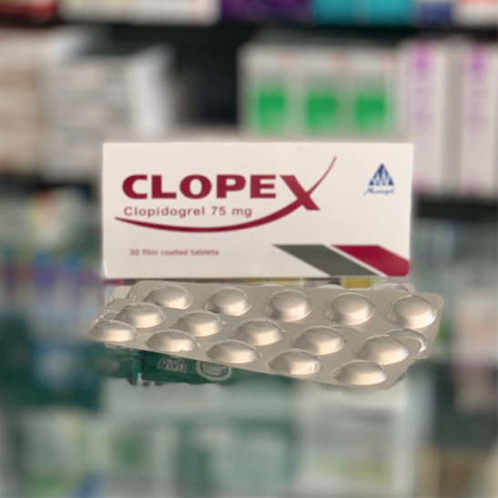 Clopex 75 mg 30 tablets