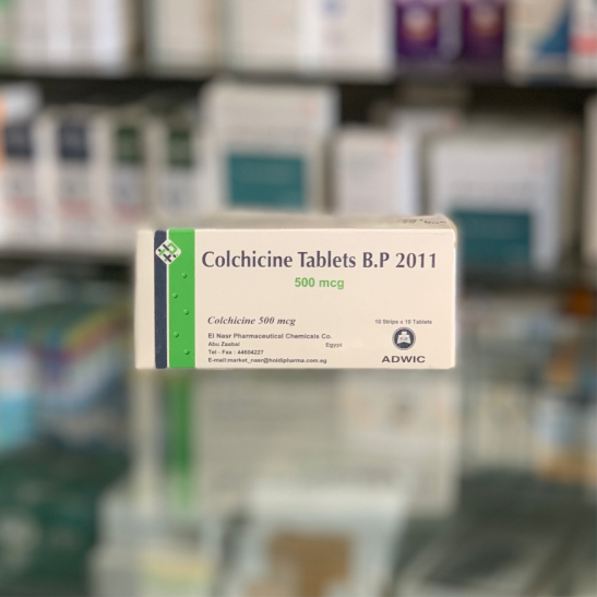 Colchicine 500 mcg 100 tablets