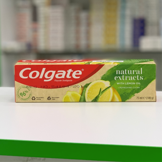 Colgate natural extracts lemon