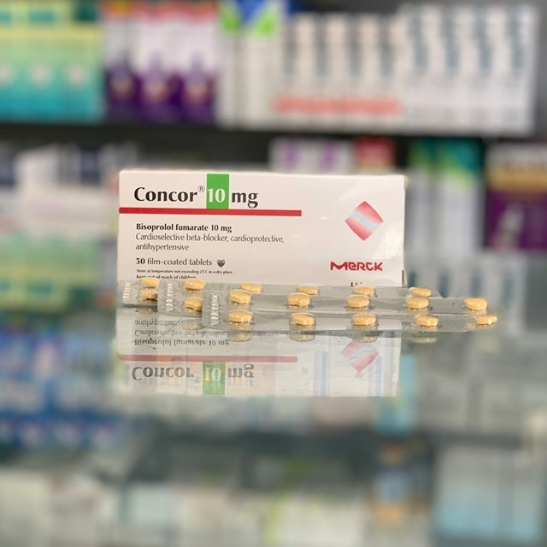 Concor 10 mg 30 tablets