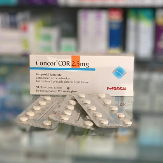 Concor 2.5 mg 30 tablets