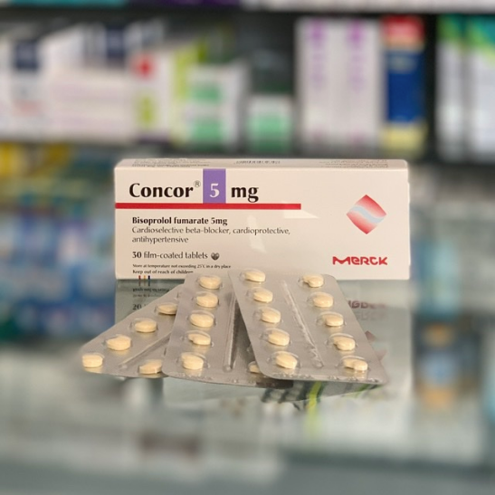 Concor 5 mg 30 tablets