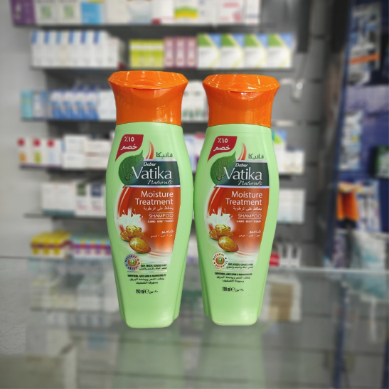 Dabur Vatika Moisturizing and Protecting Shampoo with almond extract, honey and yoghurt, 190 ml
