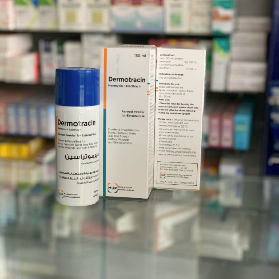 Dermotracin spray powder 150 ml