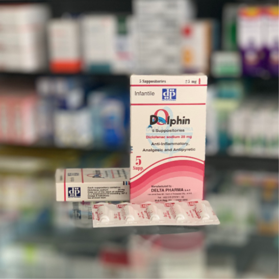 Dolphin 25 mg 10 suppositories