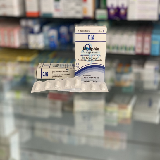 Dolphin 50 mg 10 suppositories