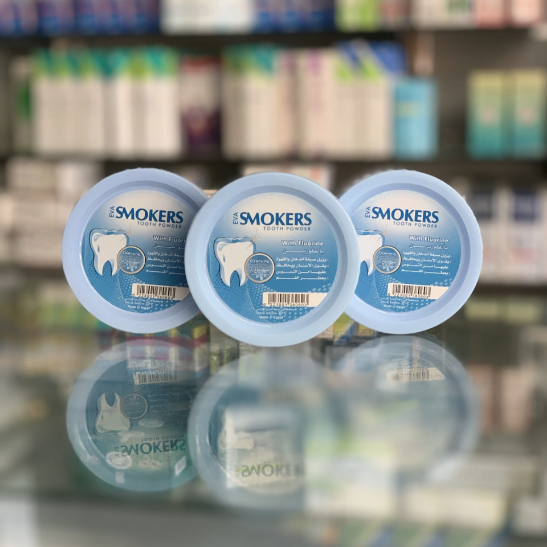 Eva tooth powder "SMOKERS" with fluorine 40 gr