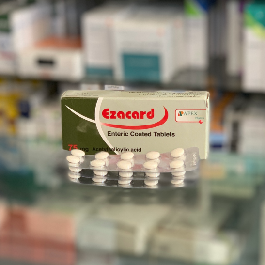 Ezacard 75 mg 30 tablets