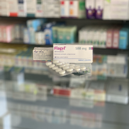 Flagyl 500 mg 20 tablets