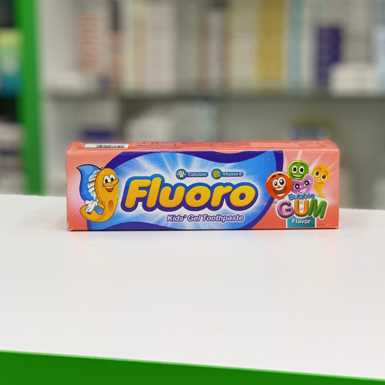 Fluoro bubble gum flavor