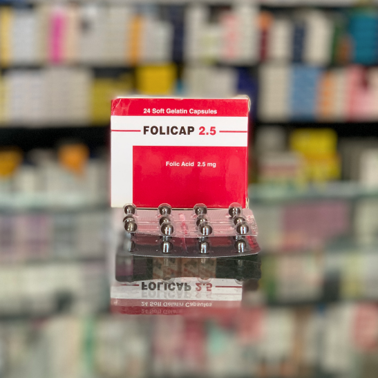 Folicap 2.5 mg 24 capsules