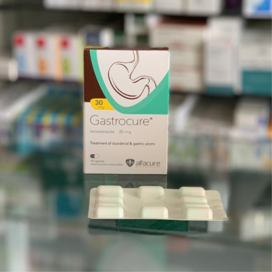Gastrocure 30 mg 10 capsules