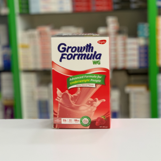 Growth Formula with strawberry flavor 400 gr