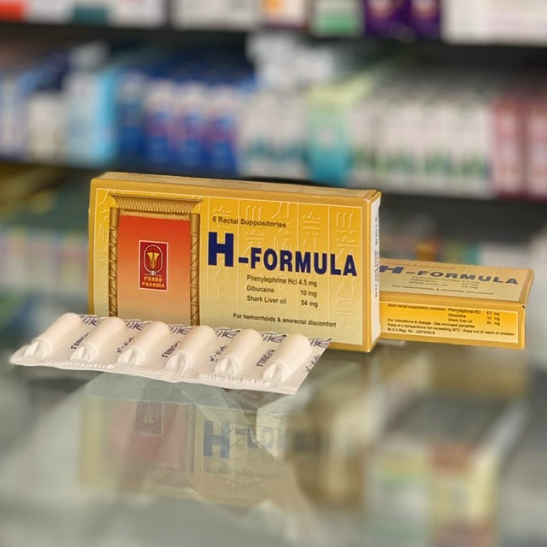 H-formula 6 rectal suppositories
