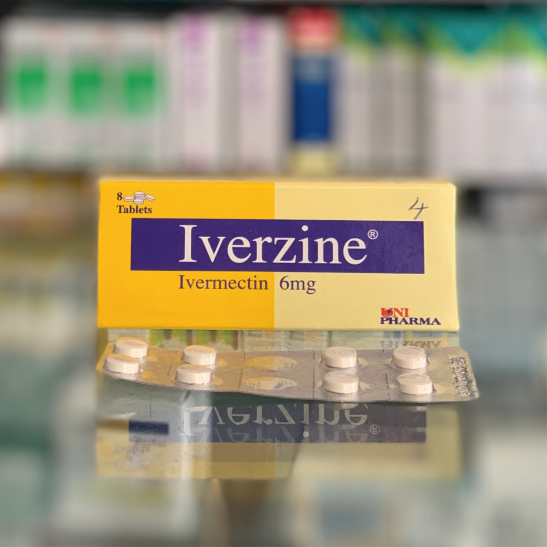 Iverzin 6 mg 8 tablets