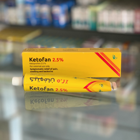 Ketofan 2.5% gel 40 g