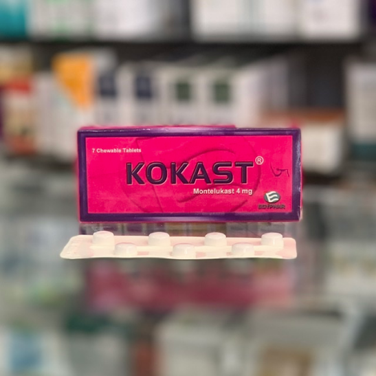 Kokast 4 mg 7 chewable tablets