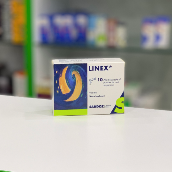 Linex 10 alu packs powder for oral suspension