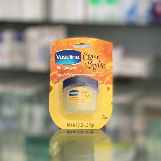 Lip balm Vaseline with creme brulee taste 7 gr