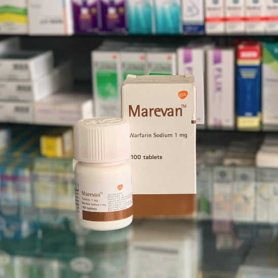 Marevan 1mg 100 tablets