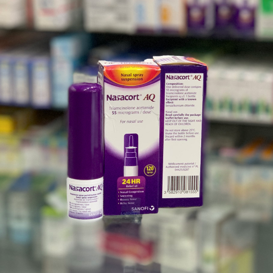 Nazacort AQ nasal spray 120 doses