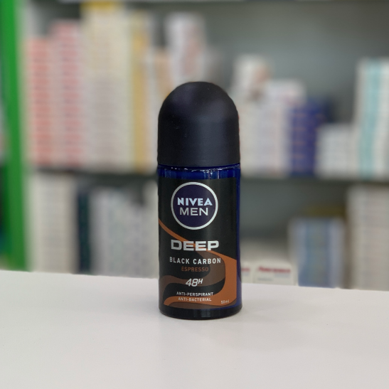 Nivea men's roll-on deodorant Deep black carbon espresso 50 ml