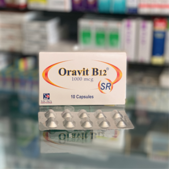 Oravit B12 1000 mcg 10 capsules