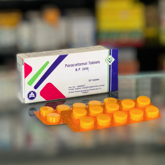 Paracetamol 500 mg 20 tablets