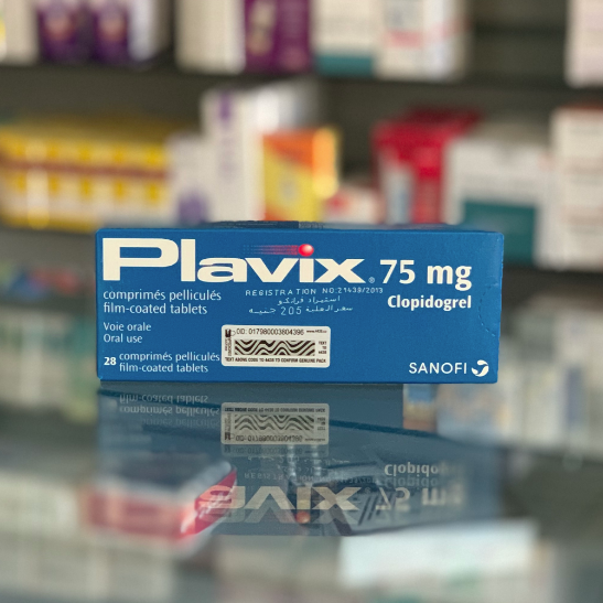 Plavix 75 mg 28 tablets