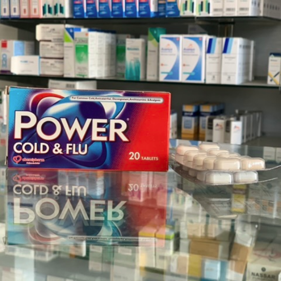 Power cold and flu 20 tablets