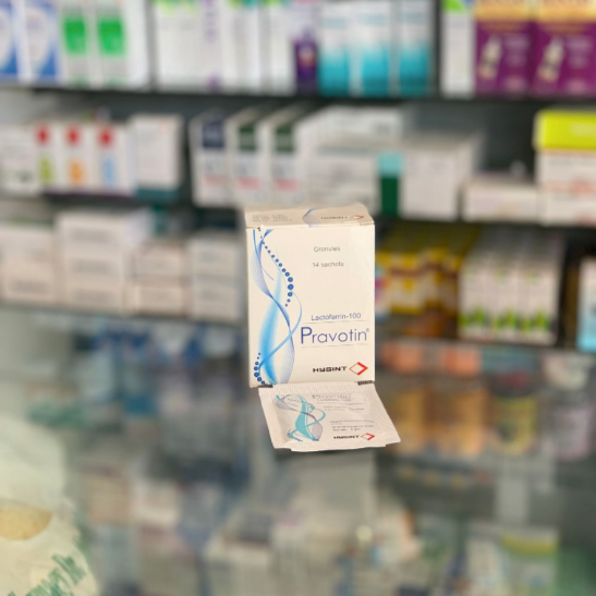 Pravotin 100 mg 14 sachets