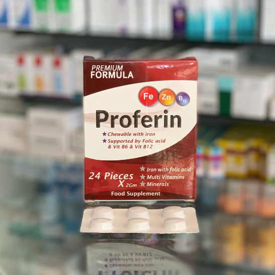 Proferin 2 mg 24 chewable tablets