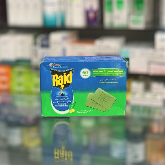 Raid mosquito plates 60 pcs