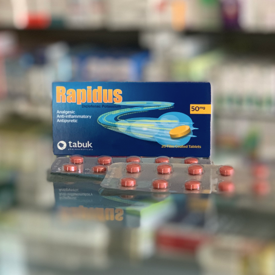 Rapidus 50 mg 20 tablets