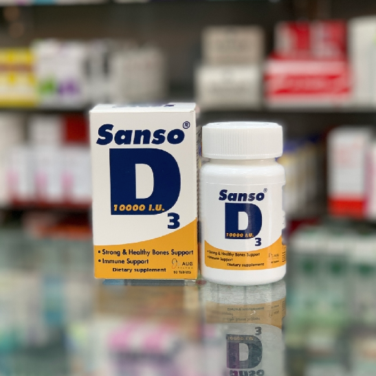 Sanso D3 10000 IU 60 tablets