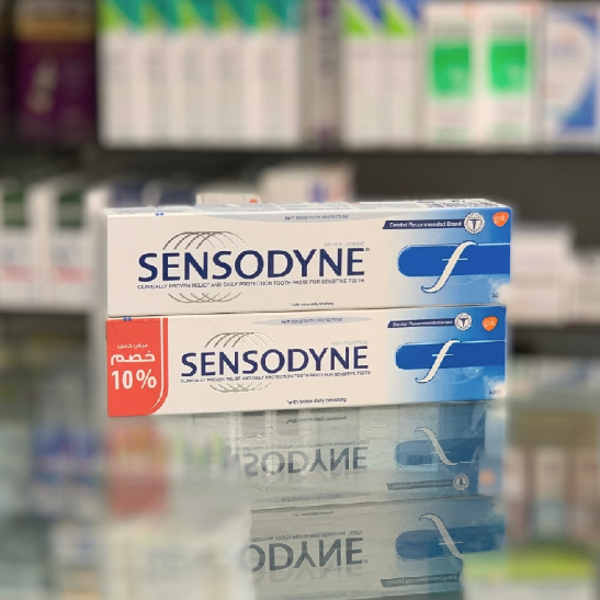 Sensodyne toothpaste with fluoride for sensitive teeth 50 ml