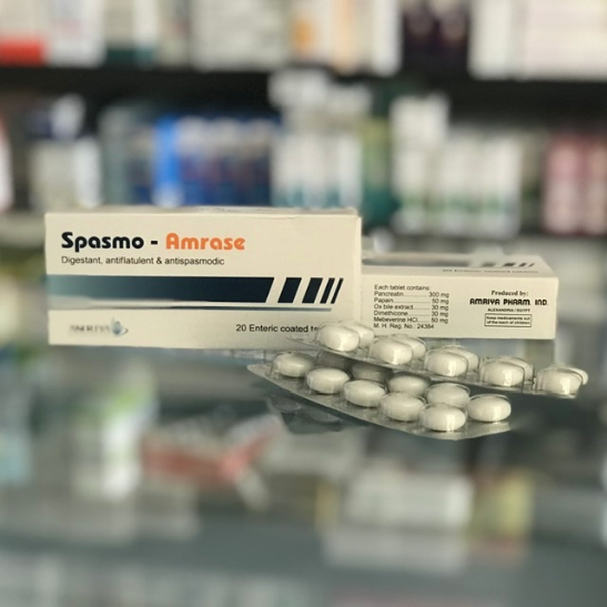 Spasmo-Amrase 20 tablets